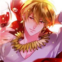 二次元金发 男生 卡通动漫 qq头像_qq魔法师