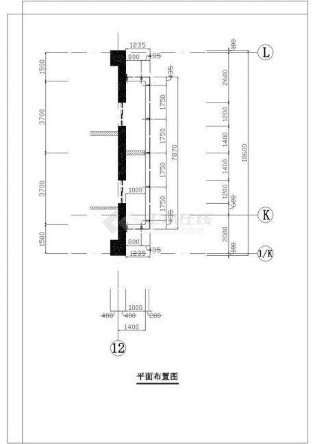 32层综合楼 玻璃幕墙施工图(多张幕墙大样图)