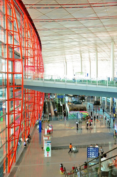 首都机场t3航站楼全景图 首都机场t3航站楼平面图 北京机场t3航站楼