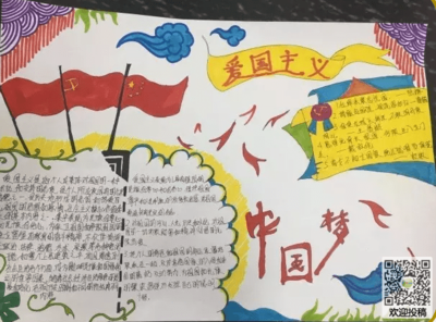 爱国主义 手抄报高中