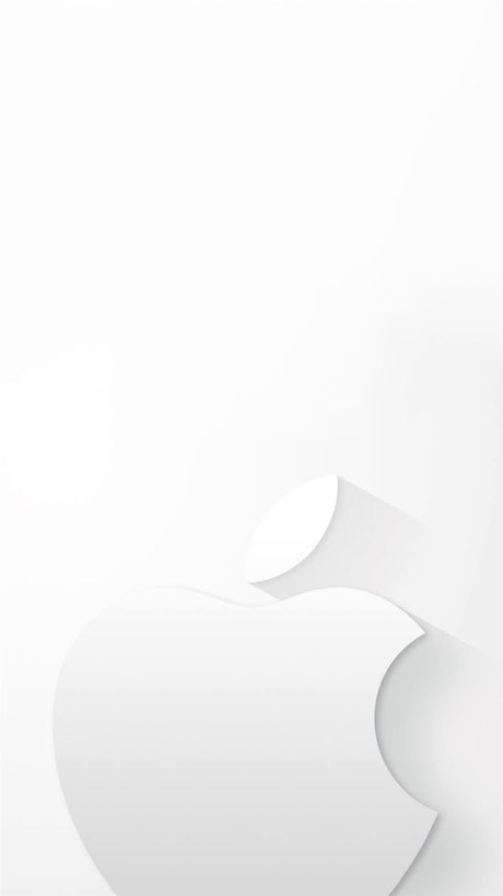 苹果logo 白色 苹果手机高清壁纸 1080x1920_爱思助手