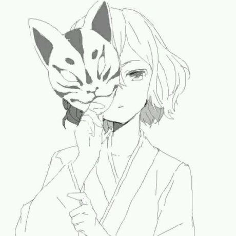 狐狸面具动漫男头像_360图片