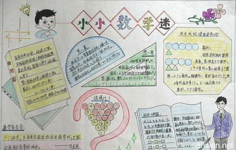 相关搜索 数学小报简笔画 一年级数学手抄报模板 数学小报模板简单