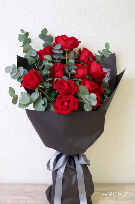 玫瑰花束图片大全大图 爱是唯一-19朵 红玫瑰花束- 维纳斯鲜花礼品网