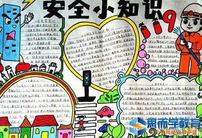 关于中小学生 安全教育日的手抄报模板内容