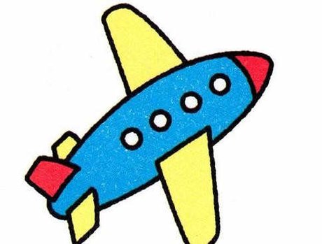 儿童画画大全简单漂亮 飞机