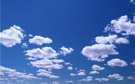 蓝色天空唯美风景图片高清壁纸