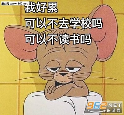 又要去学校了老子很 不开心表情包