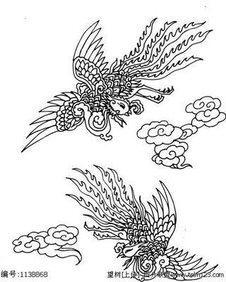 凤凰图案大全