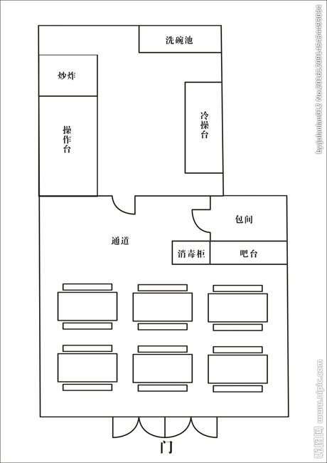 酒店宾馆平面图_360图片