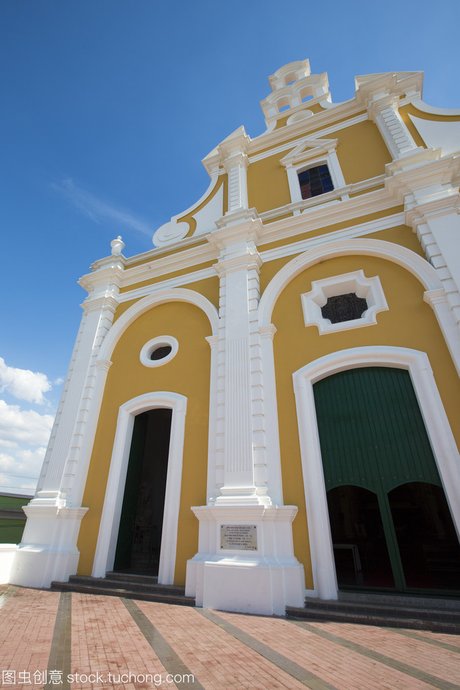 福音的大教堂 在委内瑞拉 中心的大教堂 在委内瑞拉 玻利瓦尔城中心