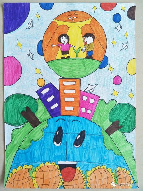 相关搜索 保护环境儿童绘画 8k纸世界地球环保简笔绘画 保护地球儿童