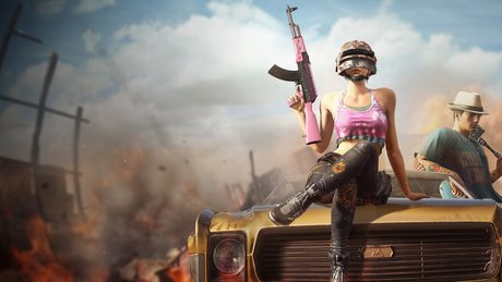 pubg绝地求生 枪 女孩 4k游戏超高清壁纸精选3840x2160