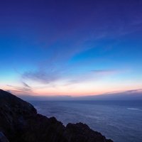 qq海边 风景头像,傍晚海边的晚霞 风景头像图片