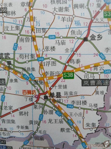 单县地图