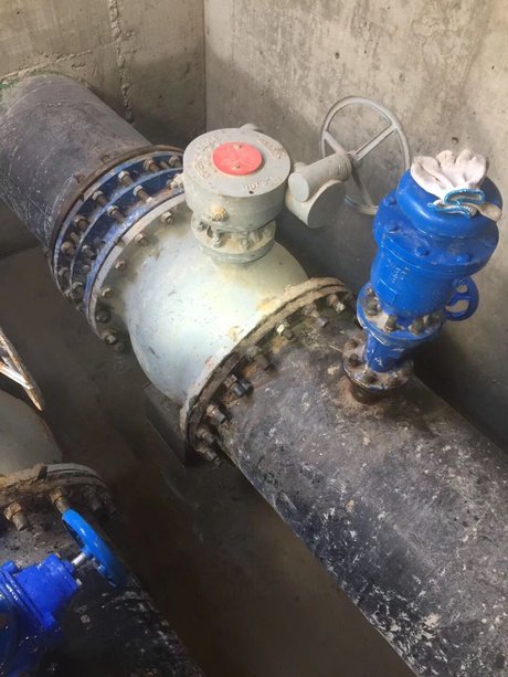 水厂输水 排气阀设置安装