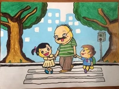 相关搜索 安全文明交通儿童画 文明礼仪儿童画大全 小学生创建文明