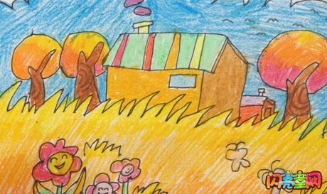 相关搜索 关于秋天的儿童画 美丽的秋天儿童画图片 美丽的秋天儿童画