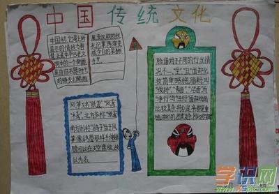 闽南文化手抄报