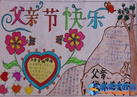 父亲节手抄报内容