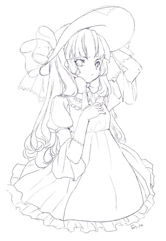 画一个最简单的素描画