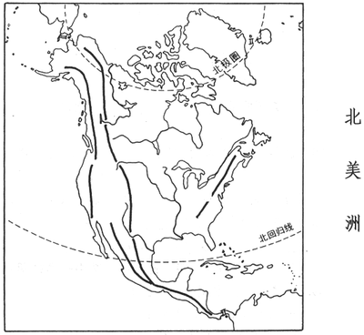 北美洲地图 360图片