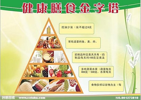 健康饮食金字塔图片 360图片