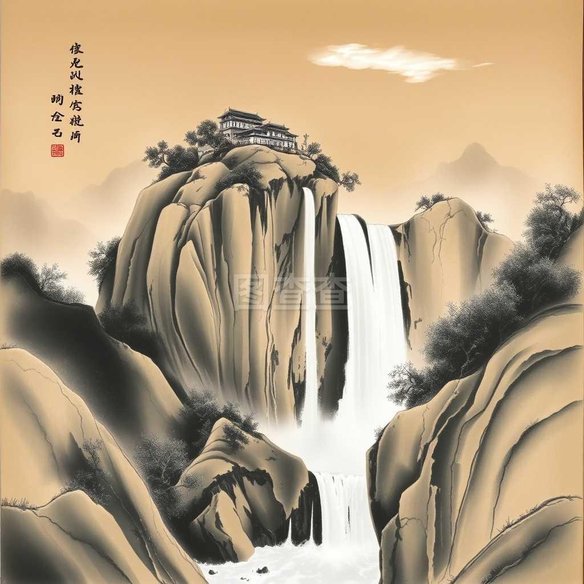 スペシャルオファ 版权图片】图片版权查询_可商用版权图片素材_360智图_山水图图片 絵画/タペストリー