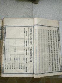 孙氏迀湘支脉三修通谱,民国中叶精刊,共四厚册