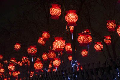 满堂祈福花灯
