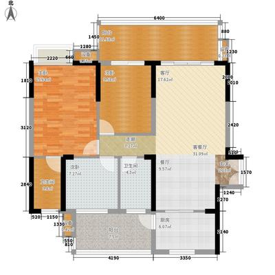 湛江公园一号户型图