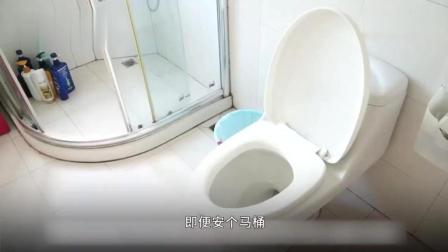 不冲水的马桶