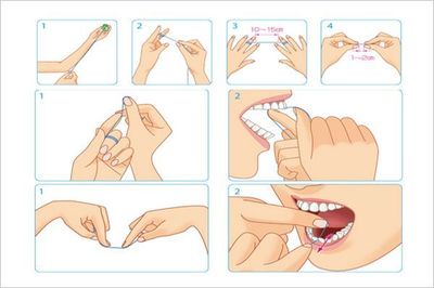 牙线的使用方法