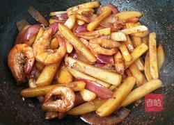 干锅土豆大虾做法大全家常