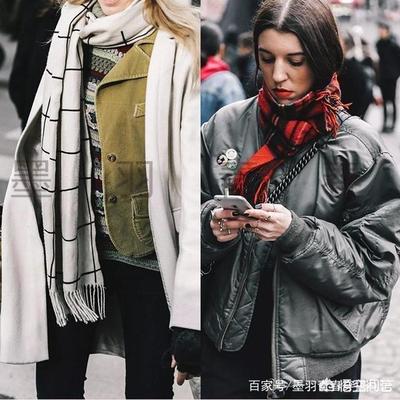 黑白格大衣如何搭配
