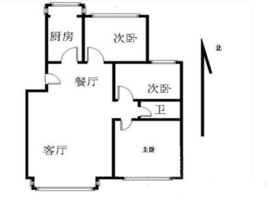 厨房和厕所窗户侧对