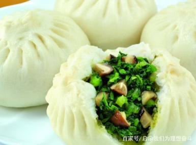香菇青菜馅儿包子
