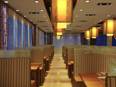 烧烤店装修效果图