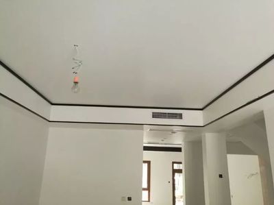 无灯槽吊顶线条怎么贴