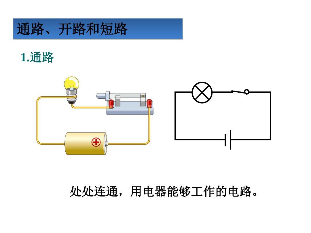 电路的三种工作状态是什么