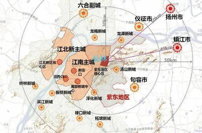 南京三个副城