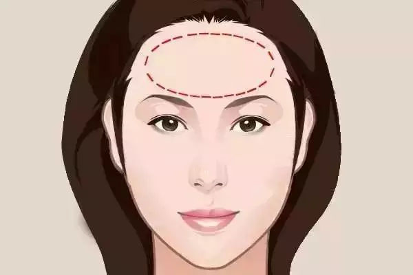 额头扁平面相女人