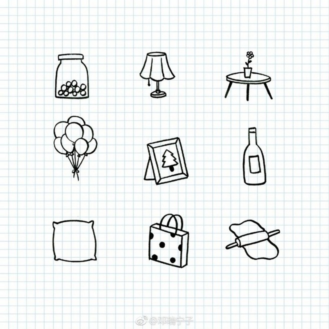 家具 简笔画