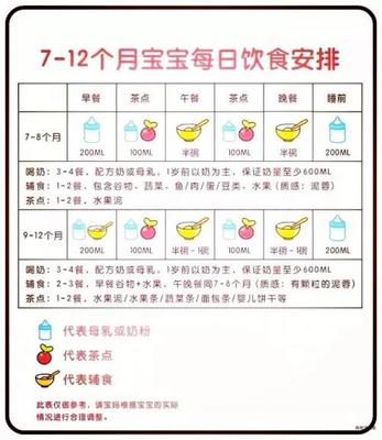 八个月宝宝一天饮食安排