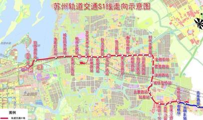 苏州一号地铁线路图