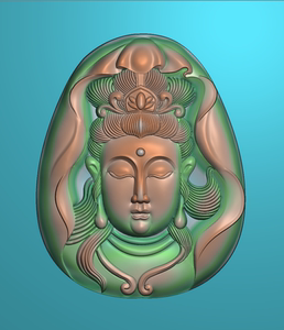 电脑雕刻观世音