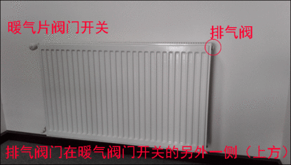 壁挂式吹风暖气片放气位置