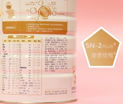 婴儿奶粉用量对照表