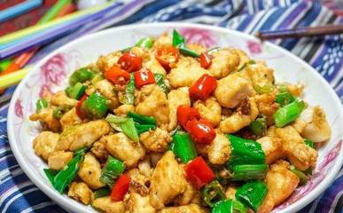 双椒鸡制作方法