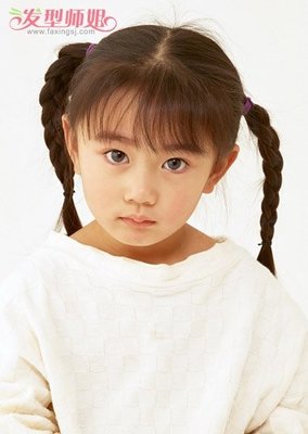 小学生发型女生长发